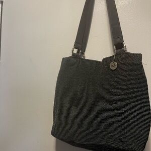 The Sak Black Textured Tote Bag